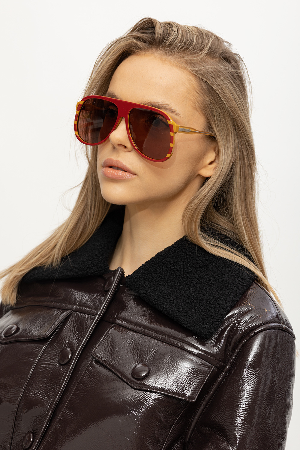 Chloe women's aviator sunglasses online